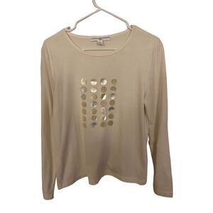 NEW Josephine Chaus Sweater.. Women's Spring delight Size Medium.